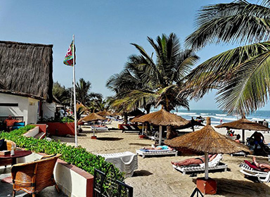 Beach holiday view